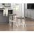 Caspian Wood 4-Piece Pack Pub Height Set