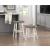 Caspian Wood 4-Piece Pack Counter Height Set