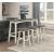 Caspian Wood 4-Piece Pack Pub Height Set