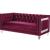 Heibero Velvet Tufted Loveseat