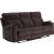 Aulada Fabric Glider Recliner Sofa