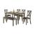 Holders Transitional Dining Room Set (Table + 4 Chairs + Bench)