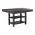 Baywater Rectangular Wood Counter Height Table with 4 Drawers