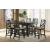 Baywater Rectangular Wood Counter Height Table with 4 Drawers