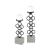Indigo Pillar Holders (Set of 2)