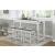 Connected Wood/Fabric 4-Piece Pack Counter Height Set with Drawer