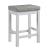 Connected Wood/Fabric 4-Piece Pack Counter Height Set with Drawer