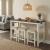 Beacon Wood/Fabric 4-Piece Pack Counter Height Set