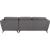 Beckett Fabric L-Shaped Sectional Sofa w/Right Facing Chaise