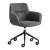 Cocoon Fabric/Metal Customizable Adjustable Height Armchair w/Casters
