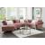 Ninagold Velvet Curved Sectional Sofa