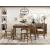 Tigard Rectangular Wood Counter Height Set with 4 Drawers