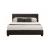 Zoey Leatherette Platform Bed, King Size