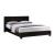 Zoey Leatherette Platform Bed, Full Size