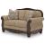 Chelsworth Golden Polyester Loveseat - Traditional Style