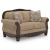 Chelsworth Golden Polyester Loveseat - Traditional Style