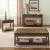 Mitchell Wood Storage Cocktail Table Set | 3-Piece | Cinnamon