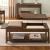Mitchell Wood Storage Cocktail Table Set | 3-Piece | Cinnamon