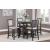 Asher Round Wood Counter Height Table