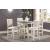 Asher Round Wood Counter Height Set