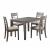 Lovell Wood 5-Piece Pack Dinette Set