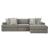Avaliyah 3-Piece Polyester L-Shaped Modular Sectional Sofa w/Right Arm Chaise Facing