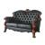 Dresden PU/Wood Tufted Living Room Set