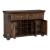 Bergen Wood Server with 2 Drawers & 3 Doors