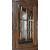 Bergen Wood/Glass Buffet & Hutch with 5 Doors & 3 Drawers