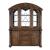 Bergen Wood/Glass Buffet & Hutch with 5 Doors & 3 Drawers