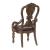 Bergen Faux Leather/Wood Arm Chair