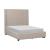 Fairborn Fabric Button-Tufted Platform Bed