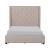 Fairborn Fabric Button-Tufted Platform Bed, Queen Size