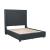 Fairborn Fabric Button-Tufted Platform Bed, Queen Size