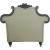 House Delphine Fabric/Leatherette Tufted Chair