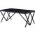 Magenta Glass/Metal Rectangular Coffee Table