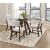 Aiden Round Glass/Wood Dining Room Set