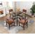 Aiden Round Glass/Wood Dining Table