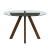 Aiden Round Glass/Wood Dining Room Set