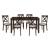 Challis Wood 7-Piece Pack Dinette Set