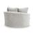 Cuddle Plush Polyester Oversized Swivel Accent Chair