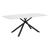 Benito Rectangular Glass/Metal Dining Table