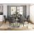 Clemente Rectangular Glass/Metal Dining Room Set