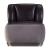 Decapree Top Grain Leather/Velvet  Accent Chair