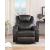 Waterlily Bonded Leather Swivel Rocker Recliner w/Massage