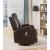 Waterlily Bonded Leather Swivel Rocker Recliner w/Massage
