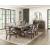 Griffin Rectangular Extendable Wood/Metal Dining Table