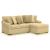 LadyMae Fabric Right 2-Piece L-Shaped Sectional Sofa w/Chaise
