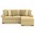 LadyMae Fabric Right 2-Piece L-Shaped Sectional Sofa w/Chaise