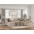 LadyMae Fabric 4-Piece Sectional Sofa w/Left Chaise